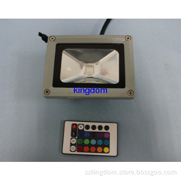 RGB flood lights 10W ,IP65 for outdoor lighting,Shenzhen factory